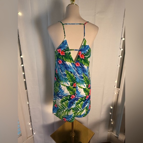 Peach Love California Tropical Sundress Small Strappy Back - Picture 6 of 7